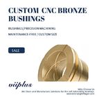 Cast Bronze Bushing,  ASTM groove brass, custom cnc bronze bushing