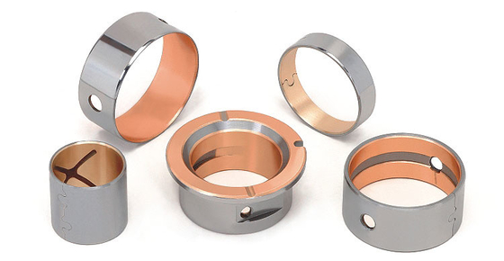 ซื้อ CuPb10Sn10 บูช Bimetal หน้าแปลนตลับลูกปืนเหล็ก Bimetal ตามขนาด การผลิตออนไลน์
