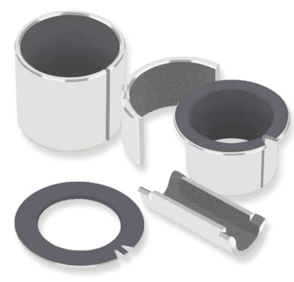 ซื้อ โพลีเมอร์โลหะ  Bush Sinter ทองแดง Plain Bearings Anti Friction การผลิตออนไลน์