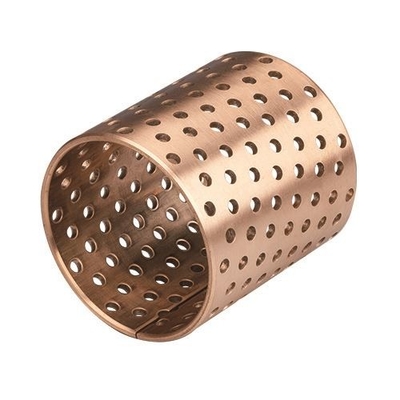 ซื้อ ผนังบางแบบแยกน้ำมันร่องบรอนซ์บูชทองเหลืองตลับลูกปืนน้ำมันซ็อกเก็ตสำหรับเครื่องจักรก่อสร้าง การผลิตออนไลน์